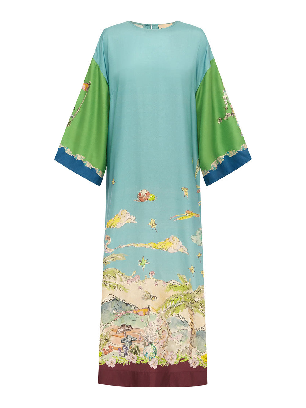 ROBE LONGUE DARIA EN SOIE