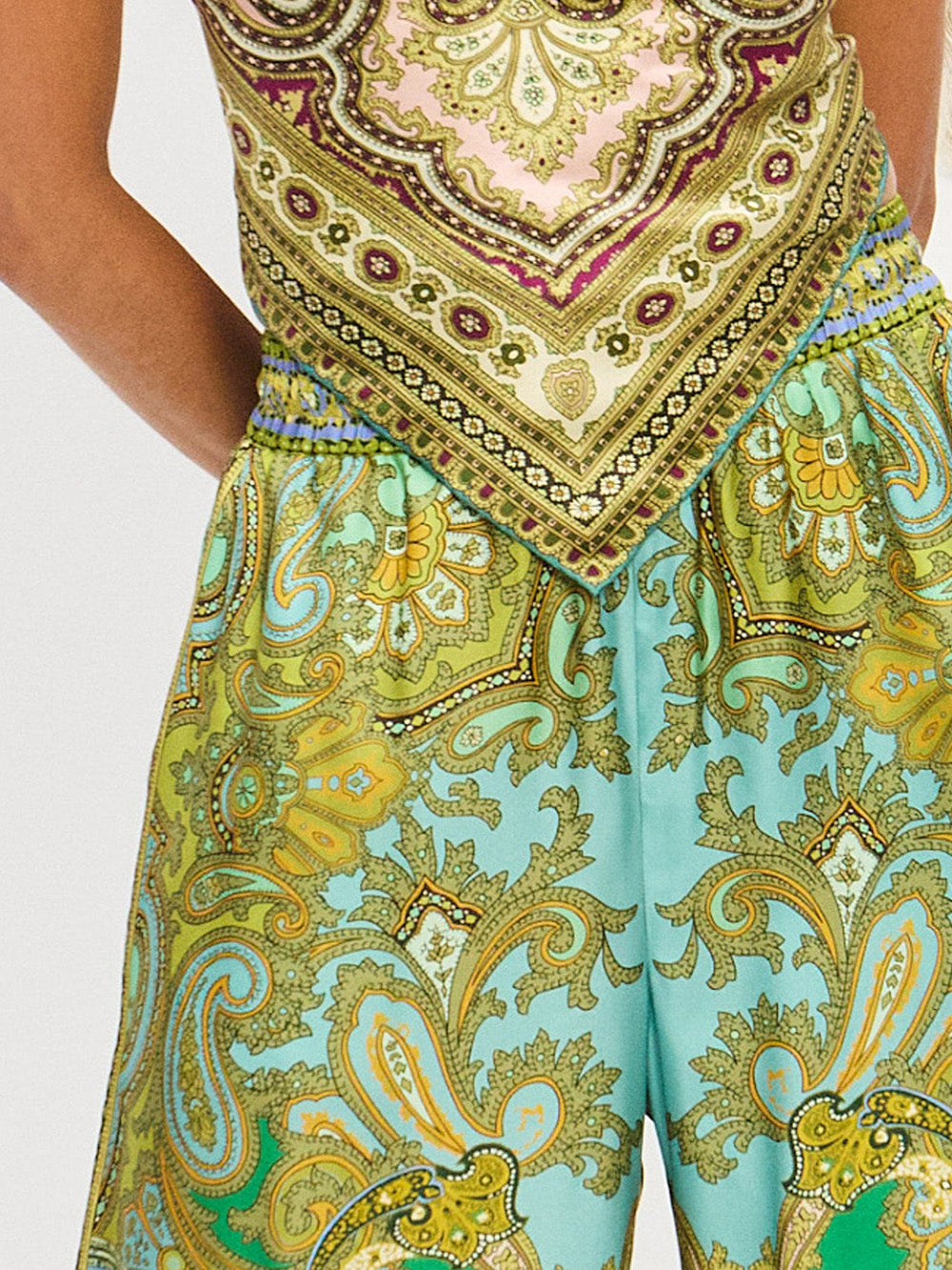 CLEMENZA SILK PANTS