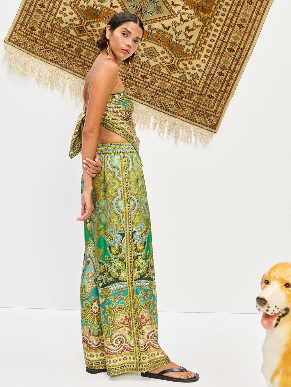 CLEMENZA SILK PANTS