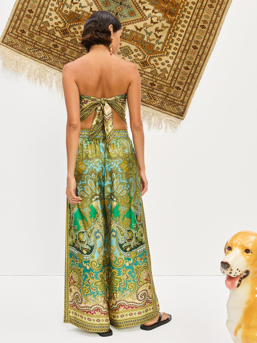 CLEMENZA SILK PANTS