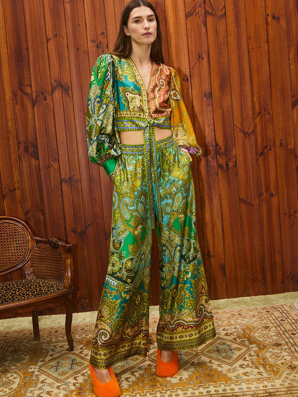 CLEMENZA SILK PANTS