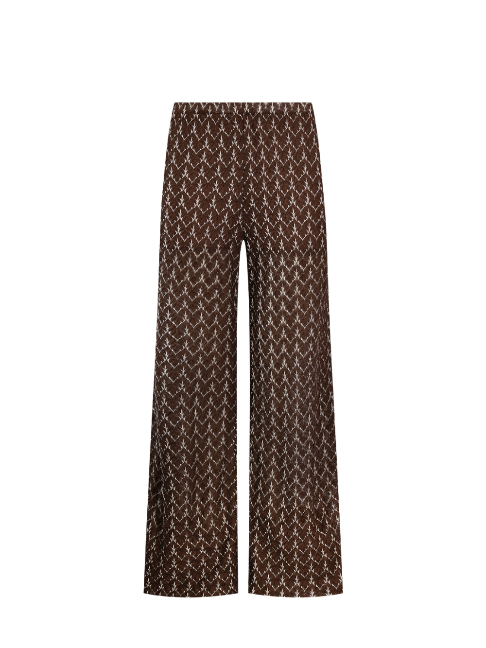 PANTALON KNIT BROWN GOLD