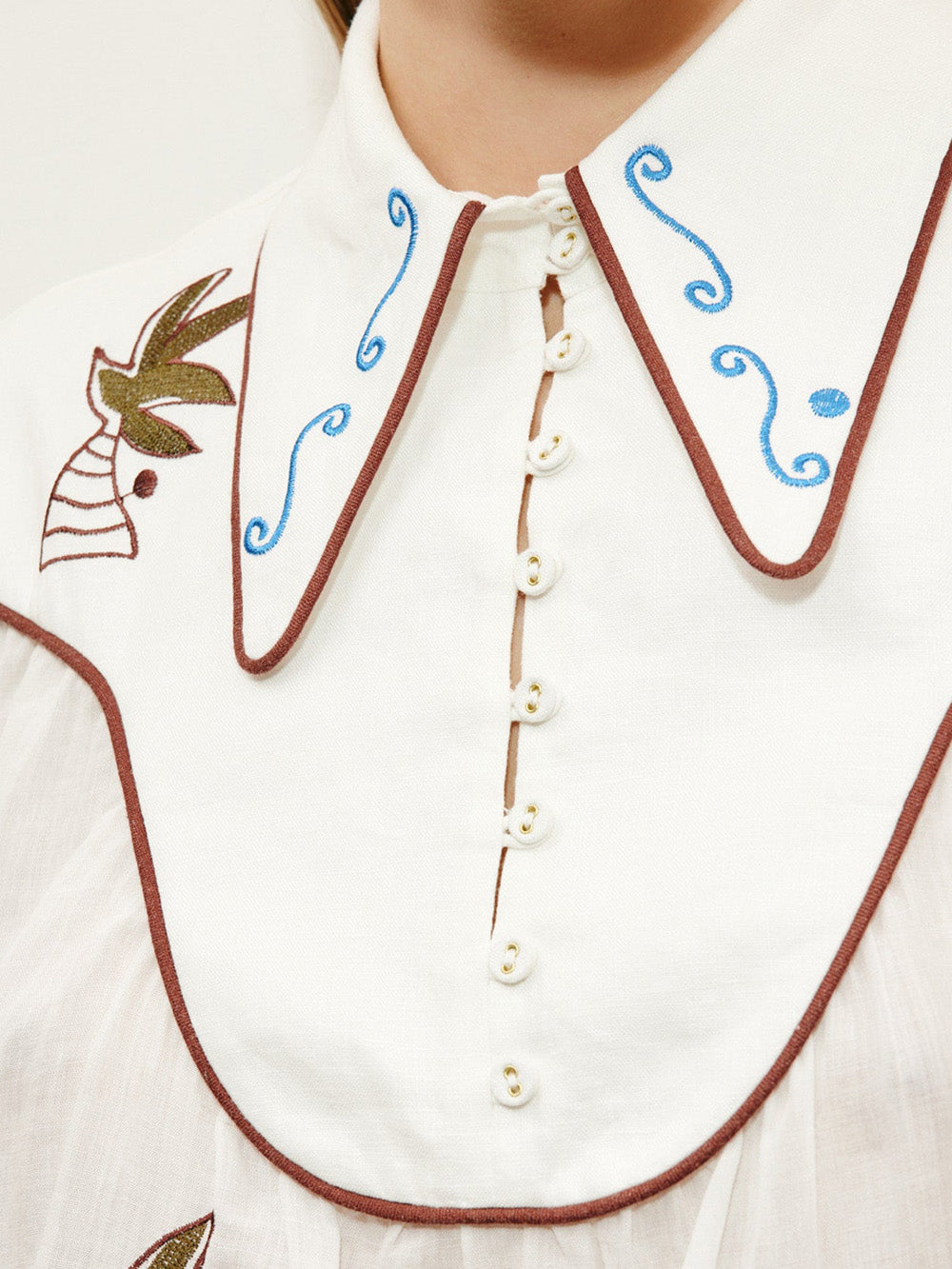 MINA EMBROIDERED BLOUSE