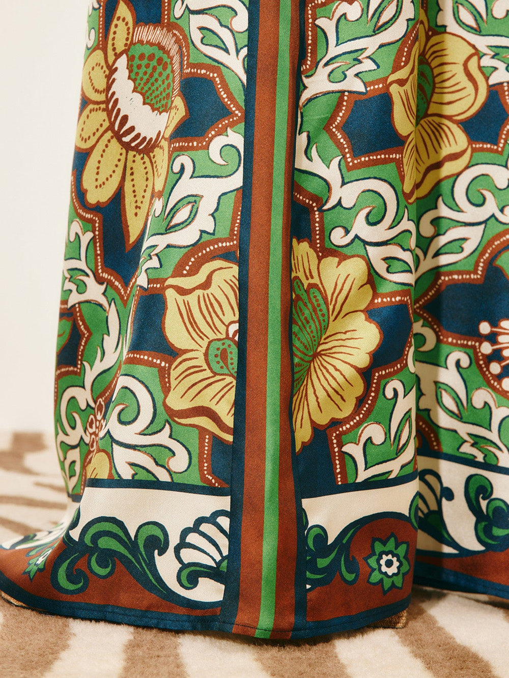 LIANA SILK PALAZZO TROUSERS