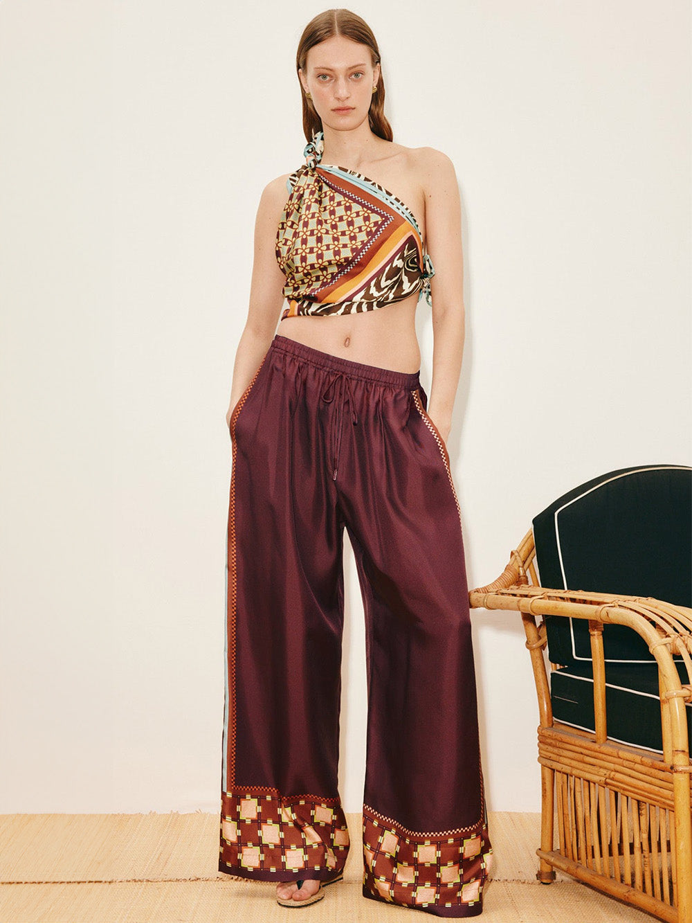 PANTALON WILSON EN SOIE