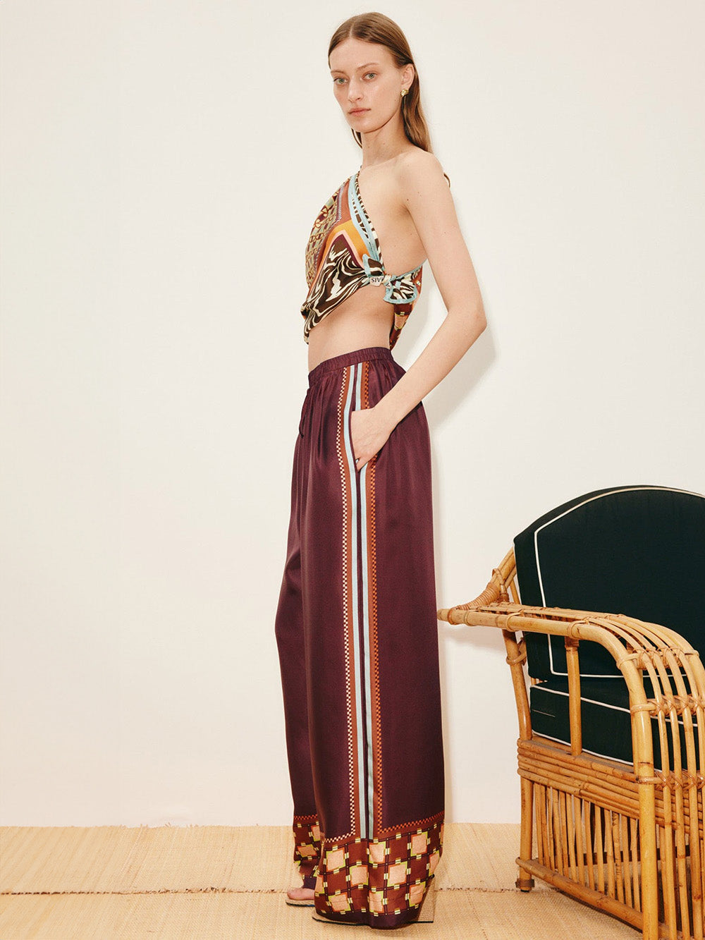 PANTALON WILSON EN SOIE