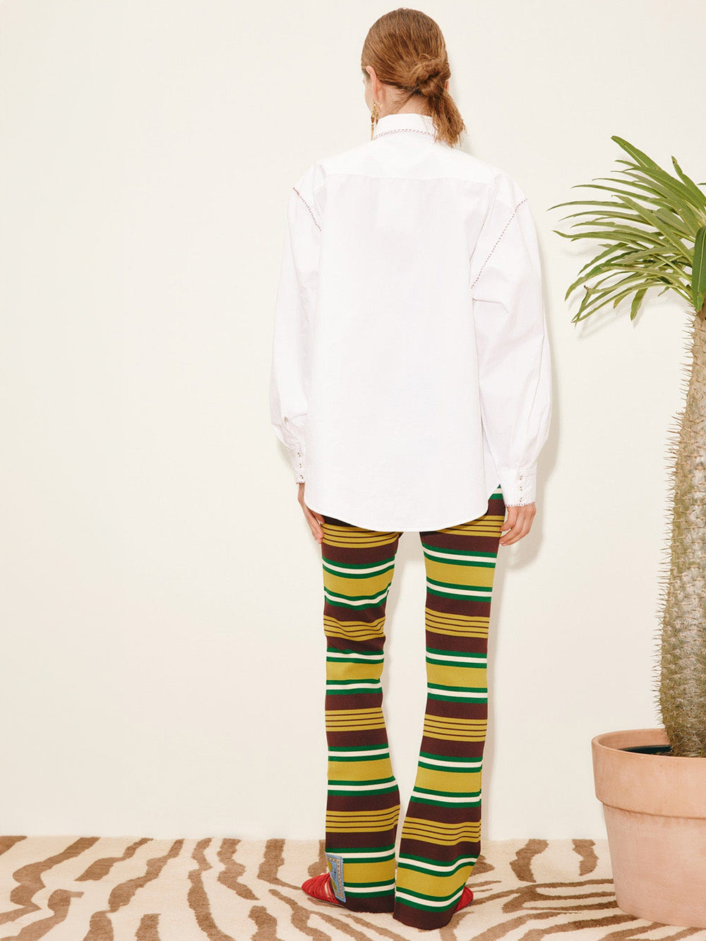 CLOVER KNIT TROUSERS
