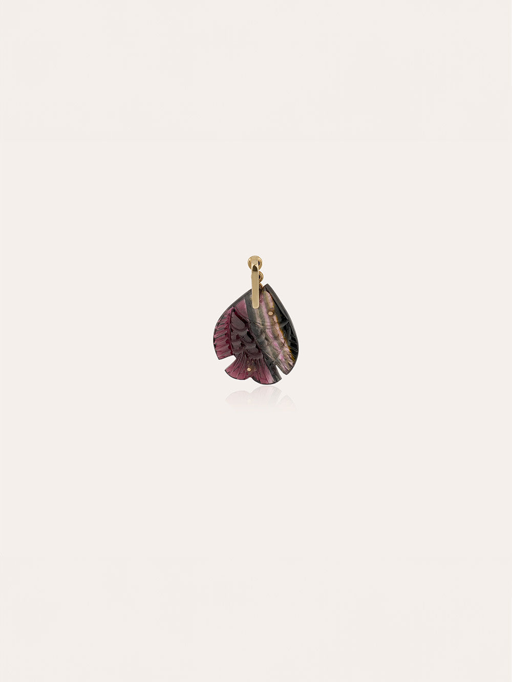 PENDENTIF POISSON MM TOURMALINE ET SAPHIRS