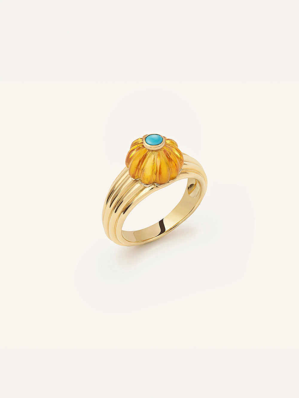 BAGUE GELATO CITRINE