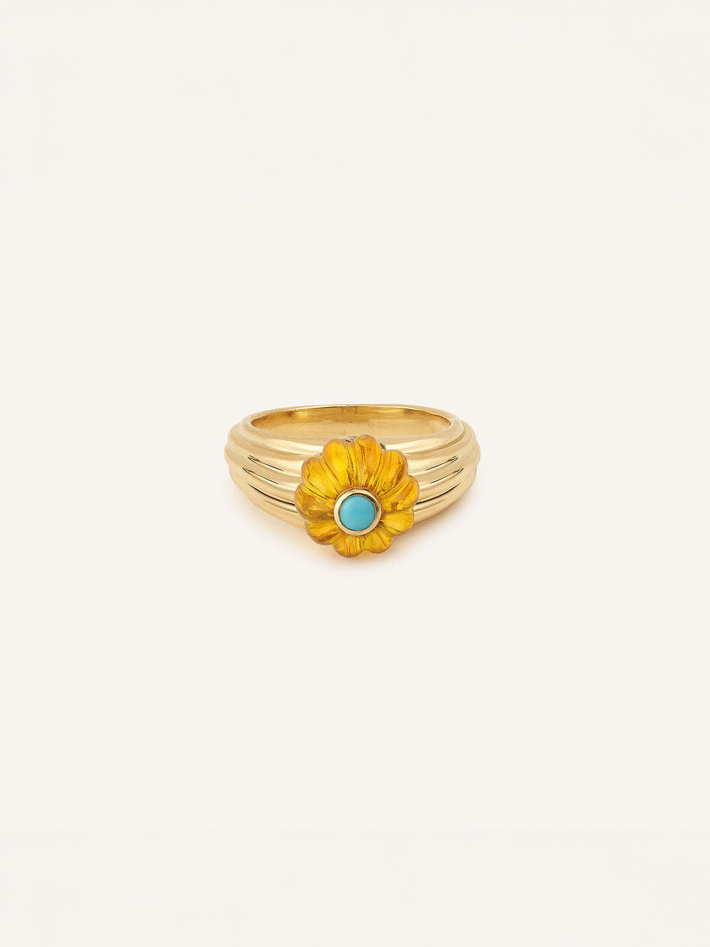 BAGUE GELATO CITRINE