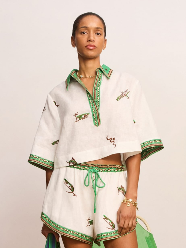 CHEMISE WANDA BRODÉE