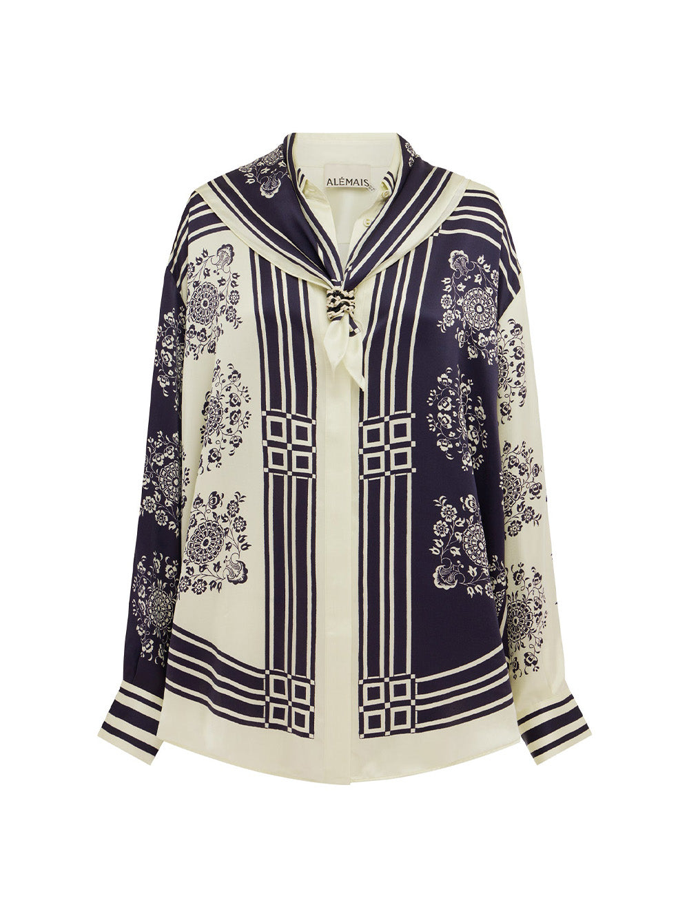CHEMISE BANDERRA FOULARD EN SOIE