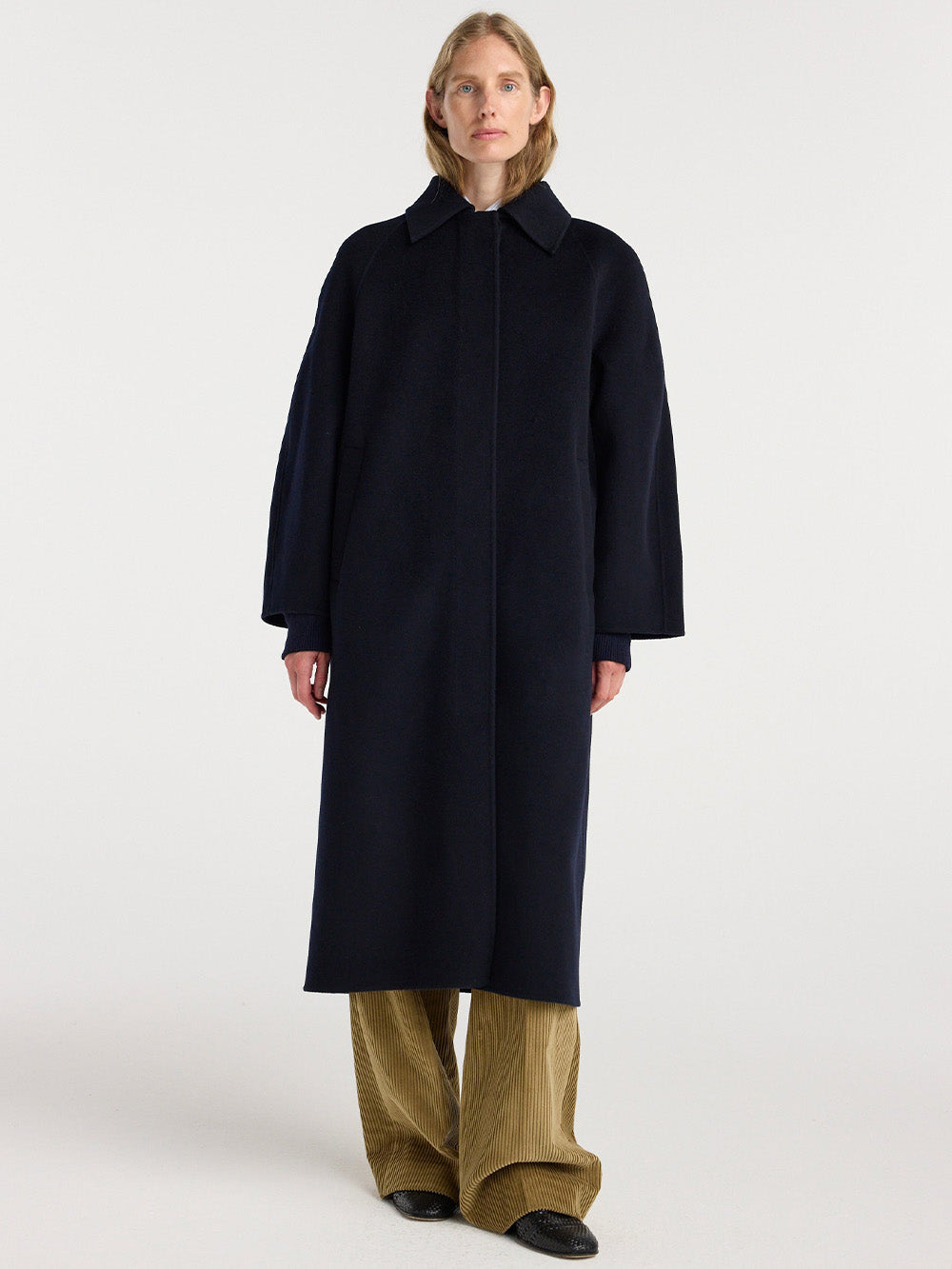 MANTEAU STRUCTURÉ BLEU MARINE