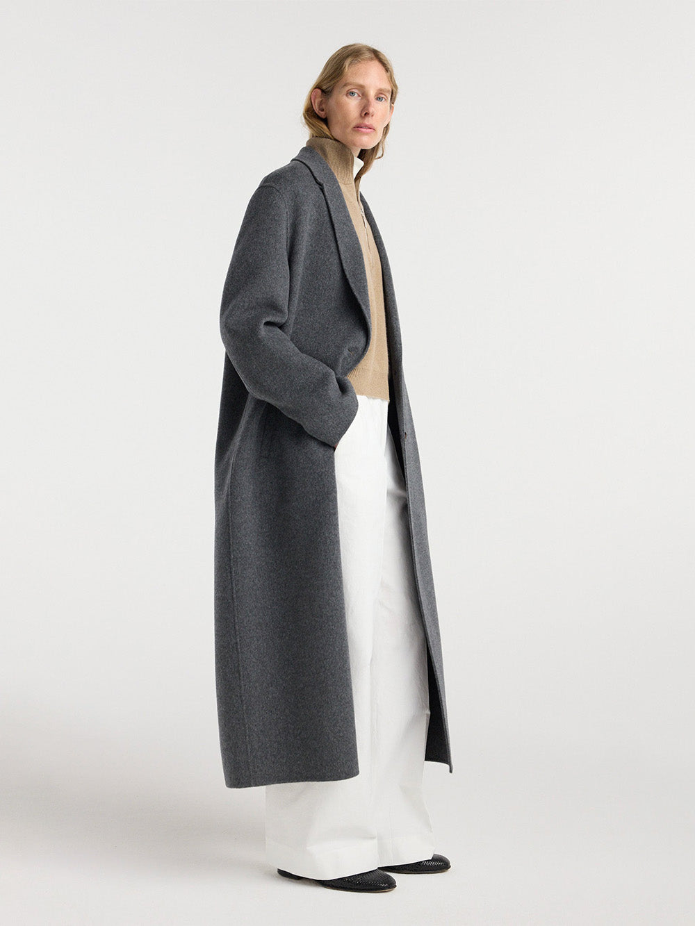 REVERSIBLE LONG COAT