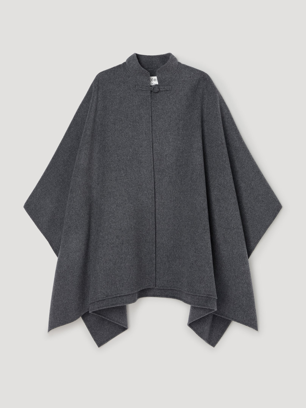 DOUBLE-FACED WOOL PANKO PONCHO