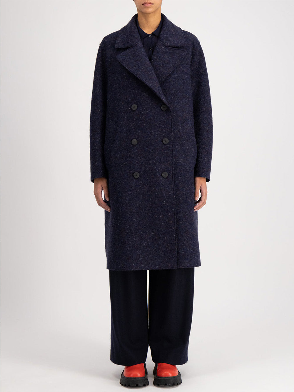 SAILOR BOILED WOOL COAT 