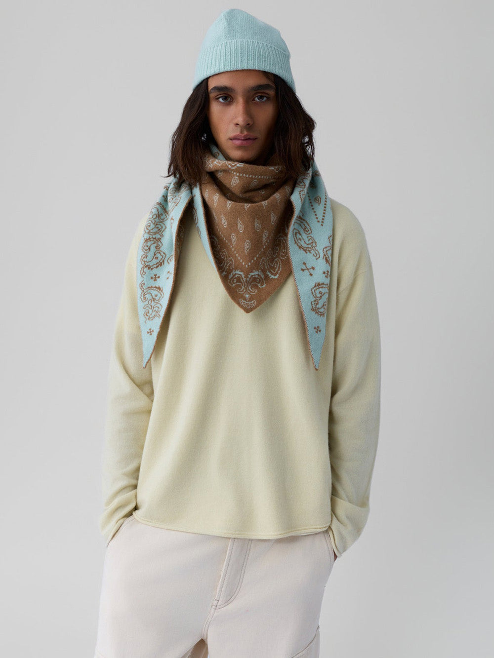 FOULARD THE WILD RAG SEAGLASS