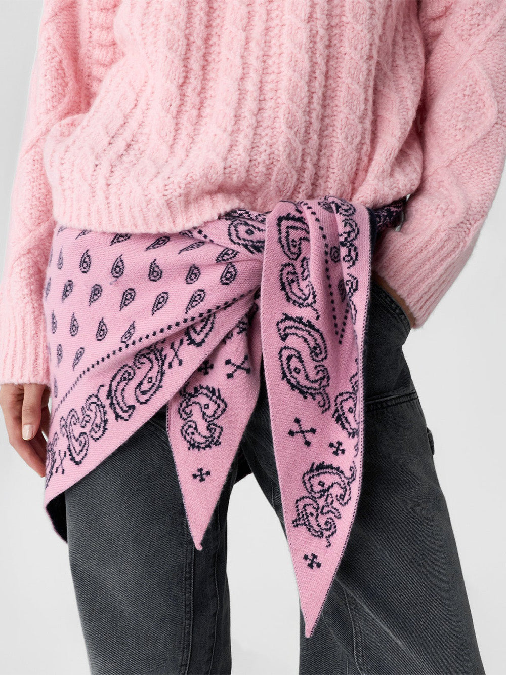 THE WILD RAG SPRINKLE MIDNIGHT SCARF