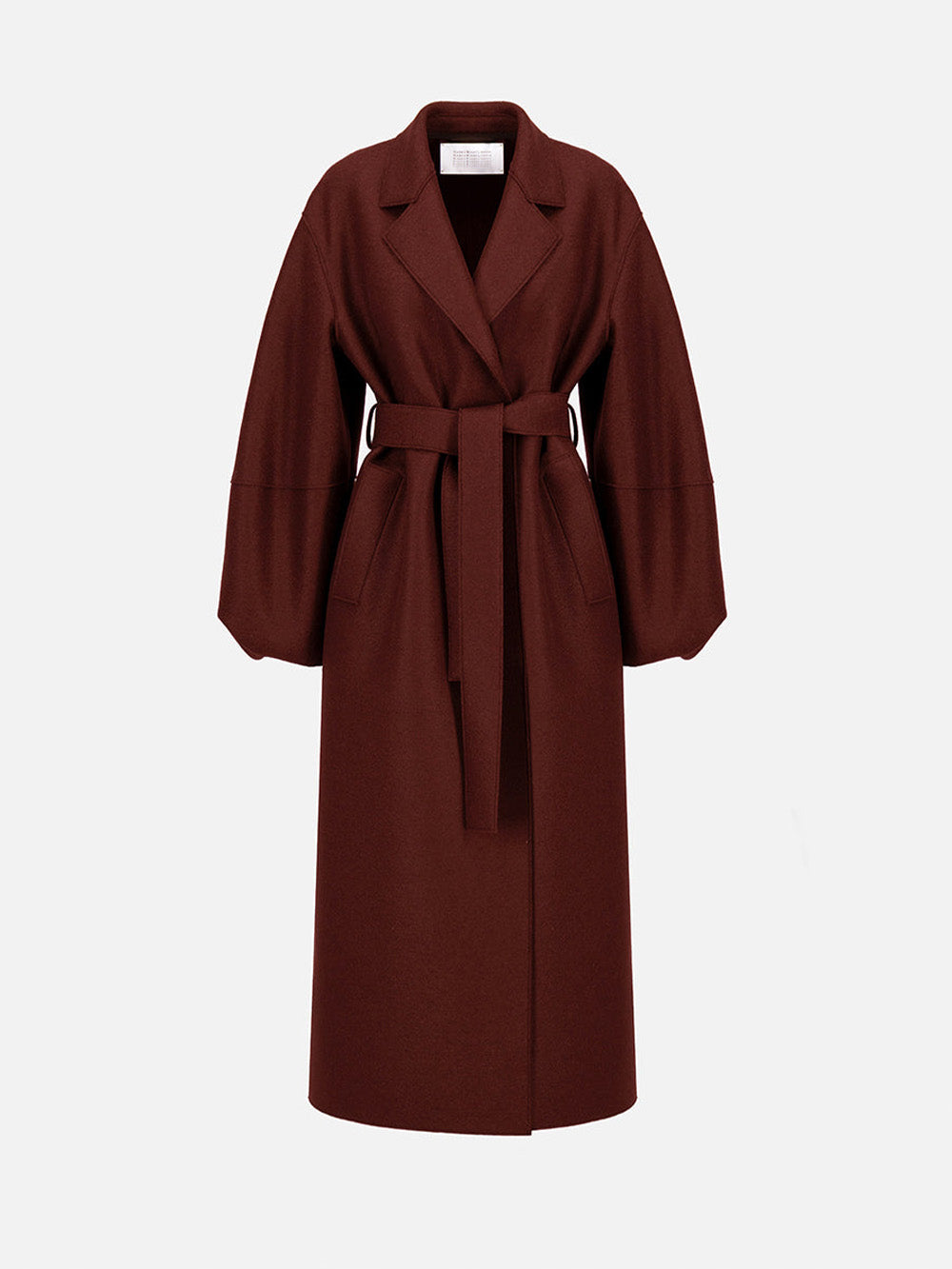LONG BALLOON SLEEVE COAT