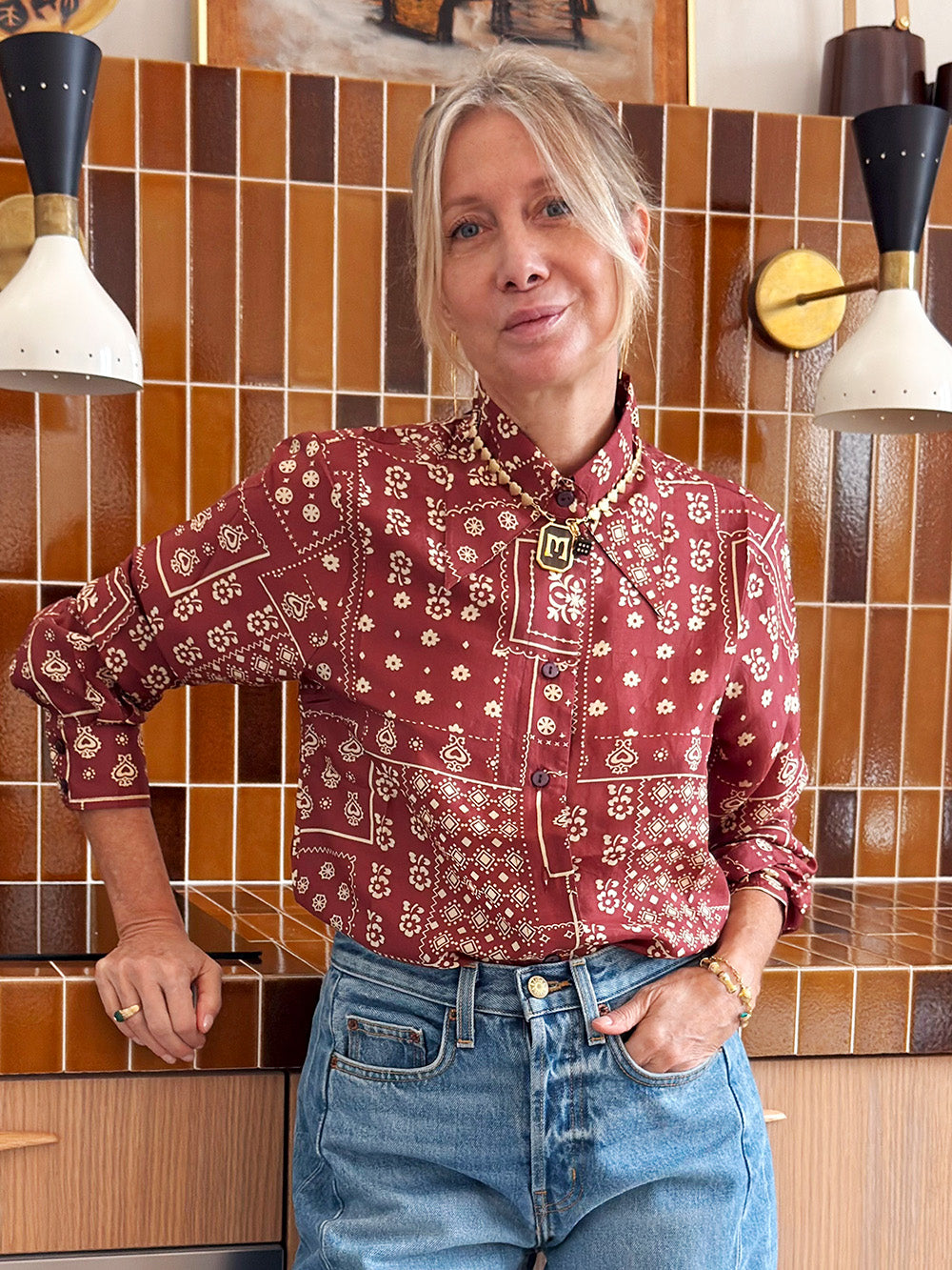 DOLLY SADDLE PANEL SHIRT