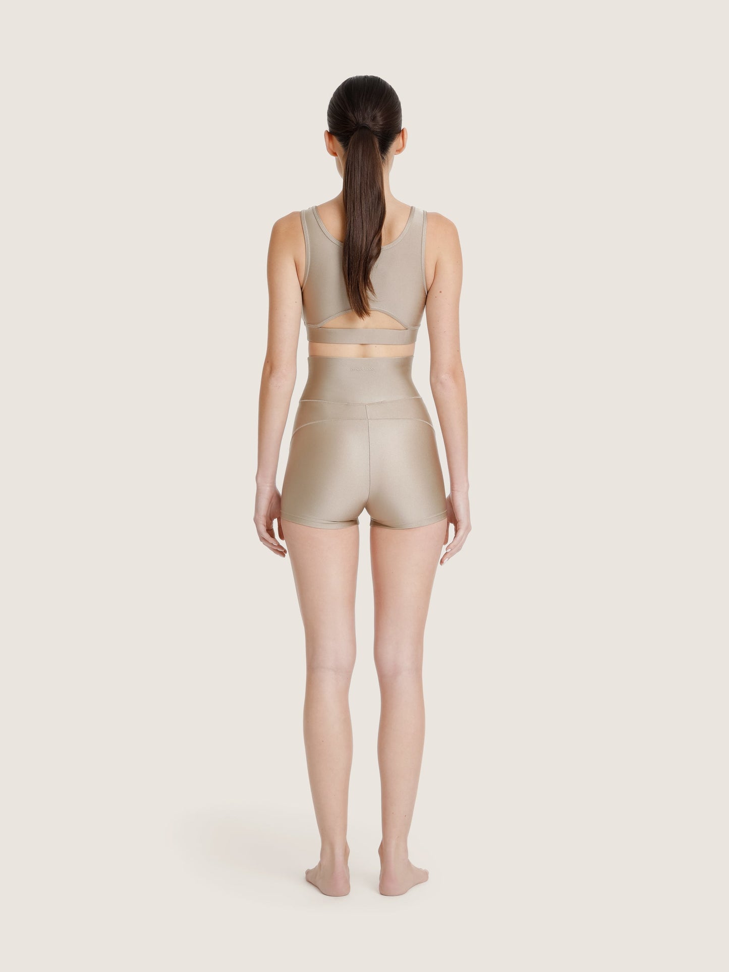 HIGH-WAIST MINI SHORTS