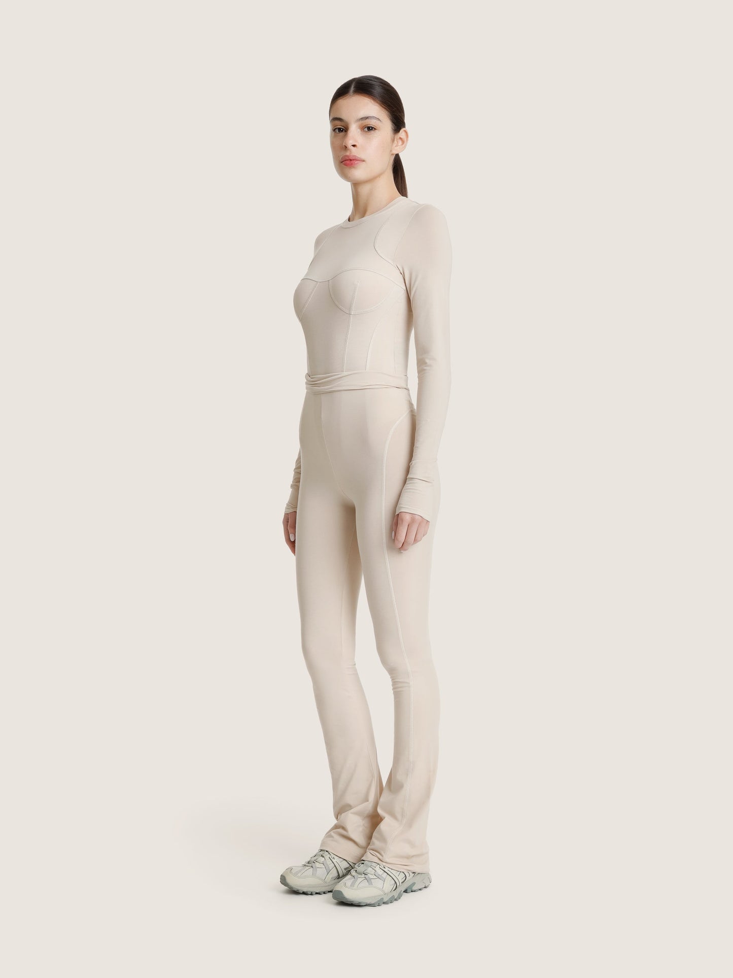 LEGGING ÉVASÉ BEIGE