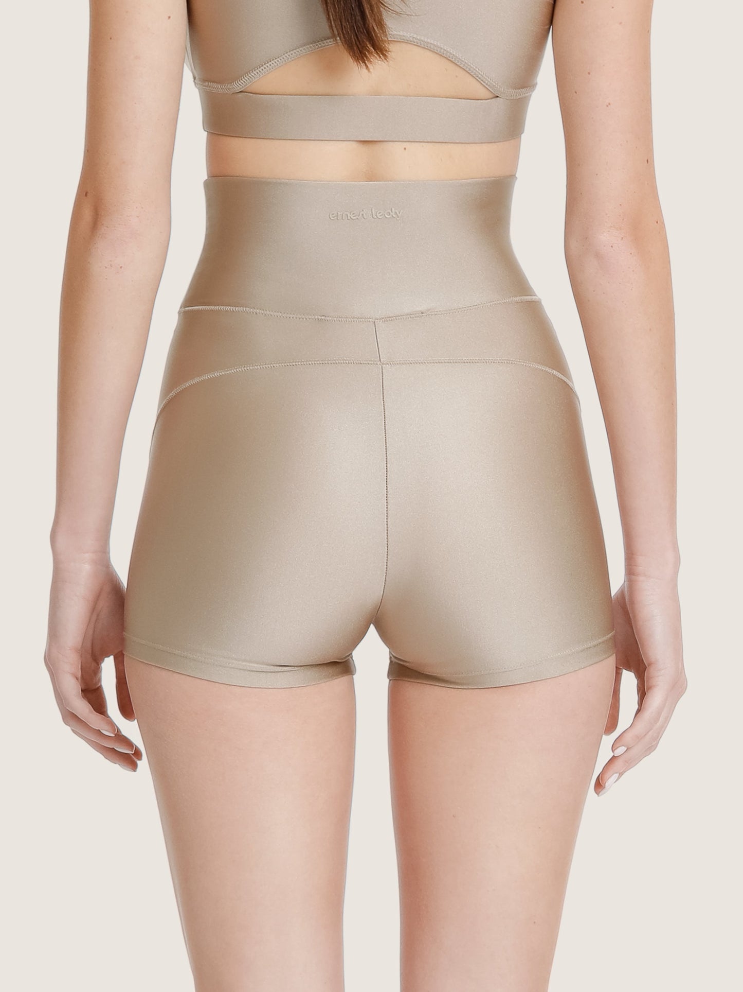 HIGH-WAIST MINI SHORTS