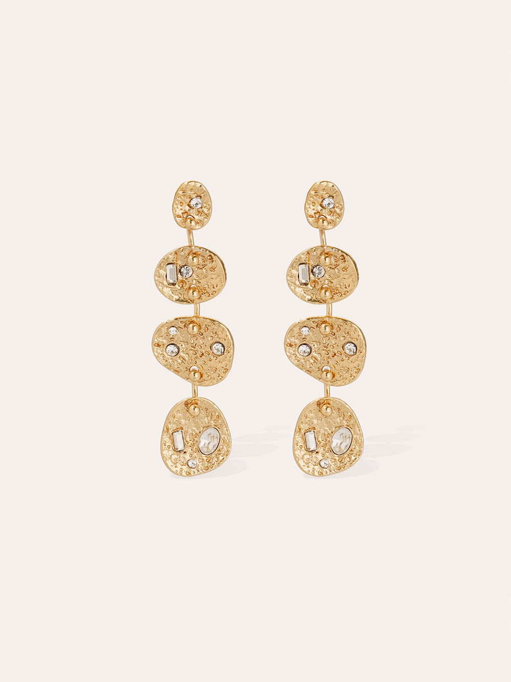 BOUCLES D'OREILLES ECLIPSE STRASS