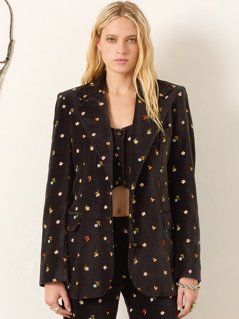 AFTERNOON ONYX BOUQUET BLAZER
