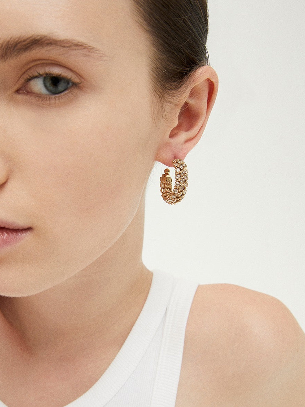 BO IZILDA MINI STRASS O CREOLES