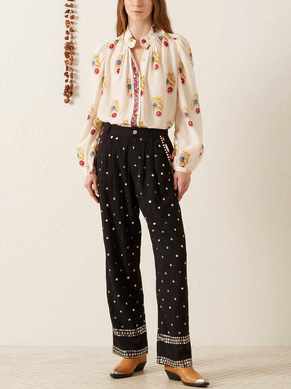 ANNABEL FIREFLOWER BLOUSE