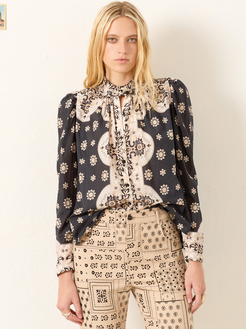 ARTEMIS BRONCO BANDANA SHIRT