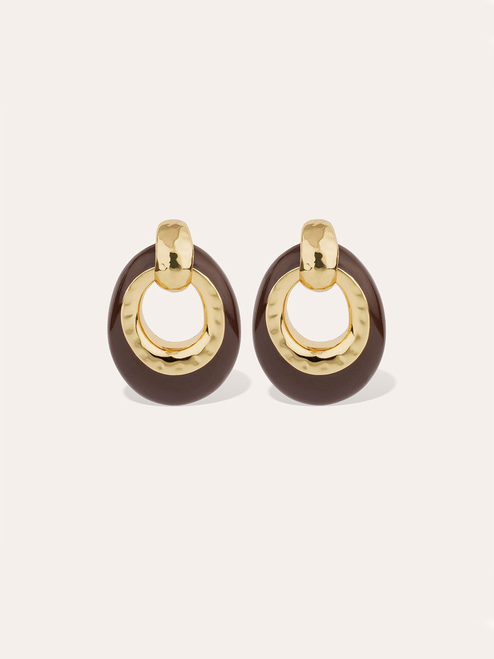SELVA PM BROWN EARRINGS