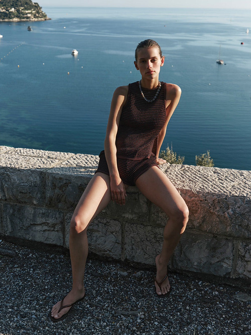 TOP ASHER CAROUBIER NOIR