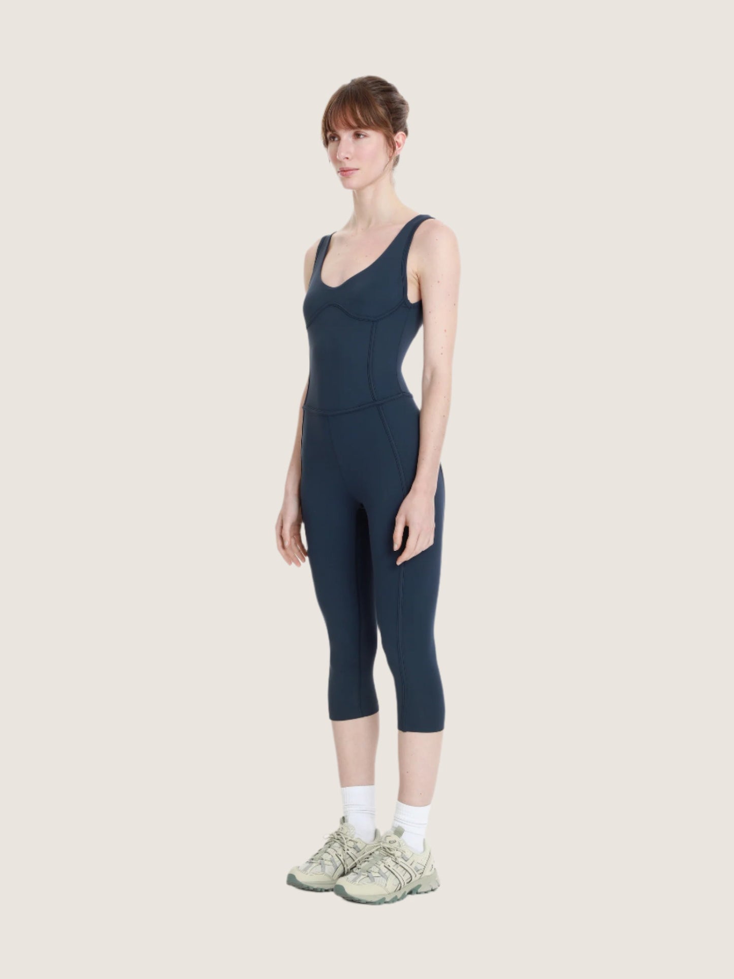 MID-LENGTH CORSET JUMPSUIT