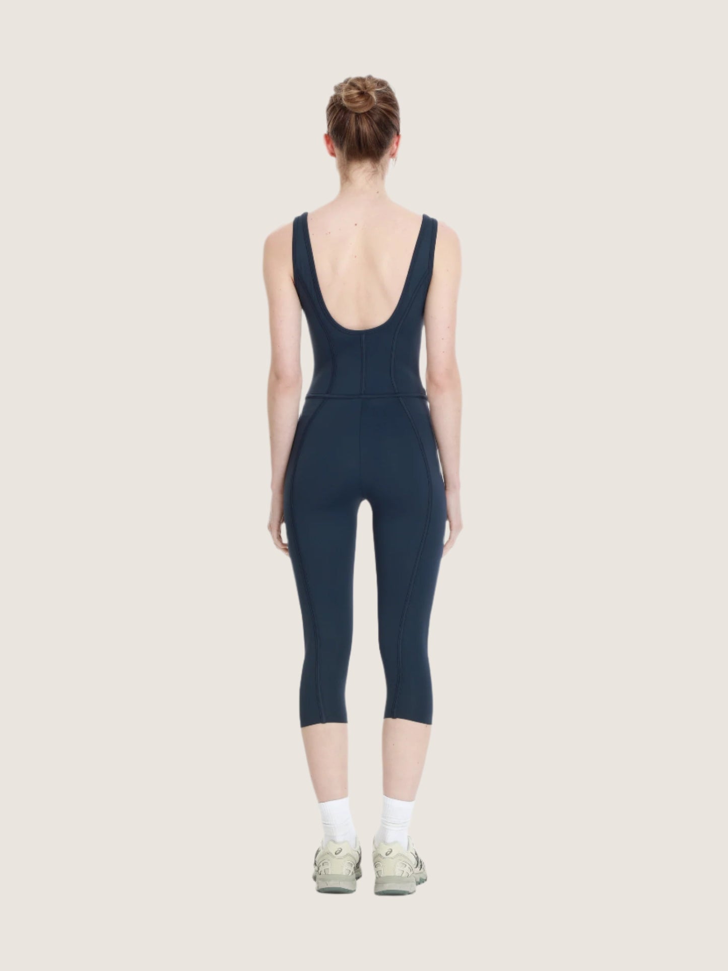 MID-LENGTH CORSET JUMPSUIT