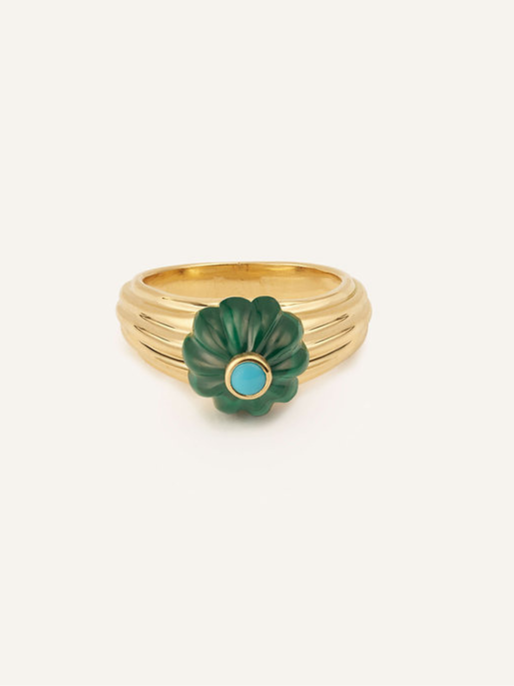 GELATO MALACHITE AND TURQUOISE RING