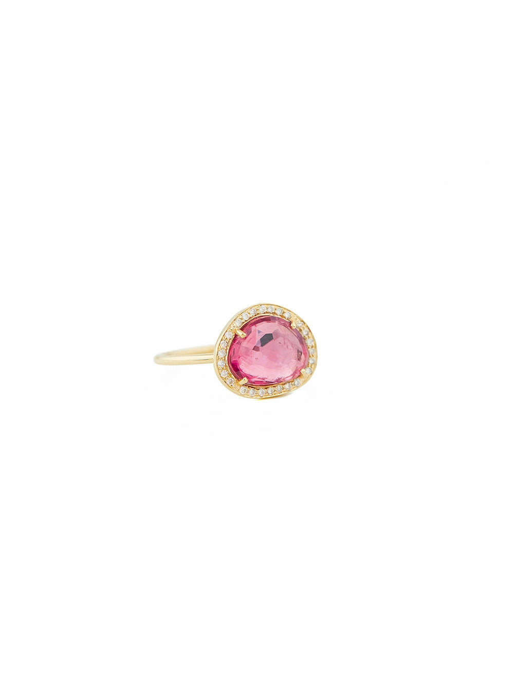 BAGUE STELLA TOURMALINE ROSE