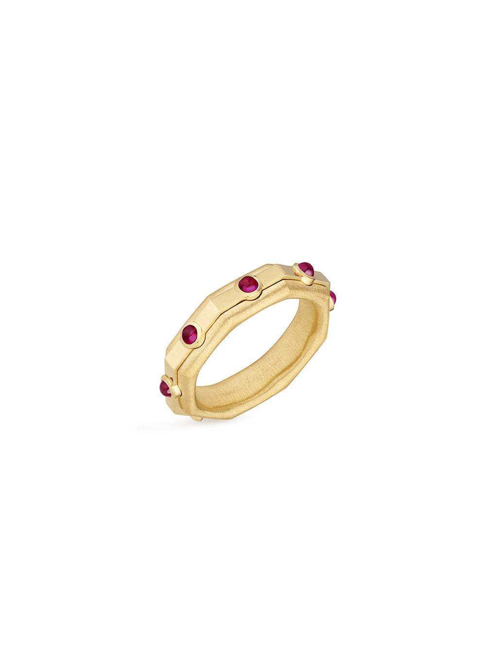 BAGUE BABA CABOCHON RUBIS