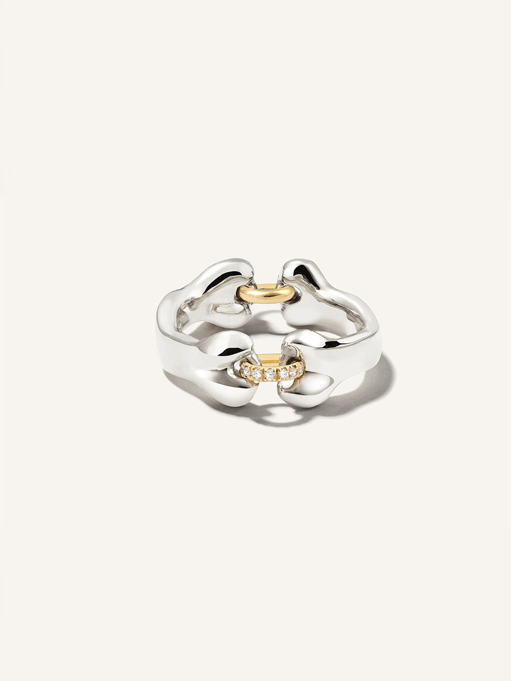 BODY & BONES WHITE GOLD RING