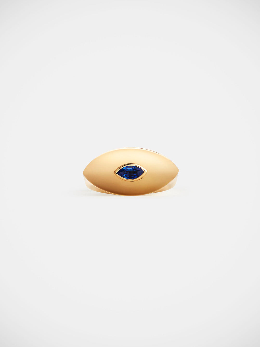 EVIL EYE METRIC SAPPHIRE RING