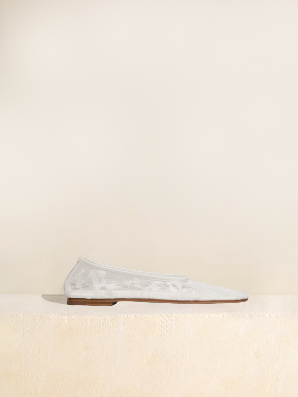 BALLERINES BALLA LACE BLANC