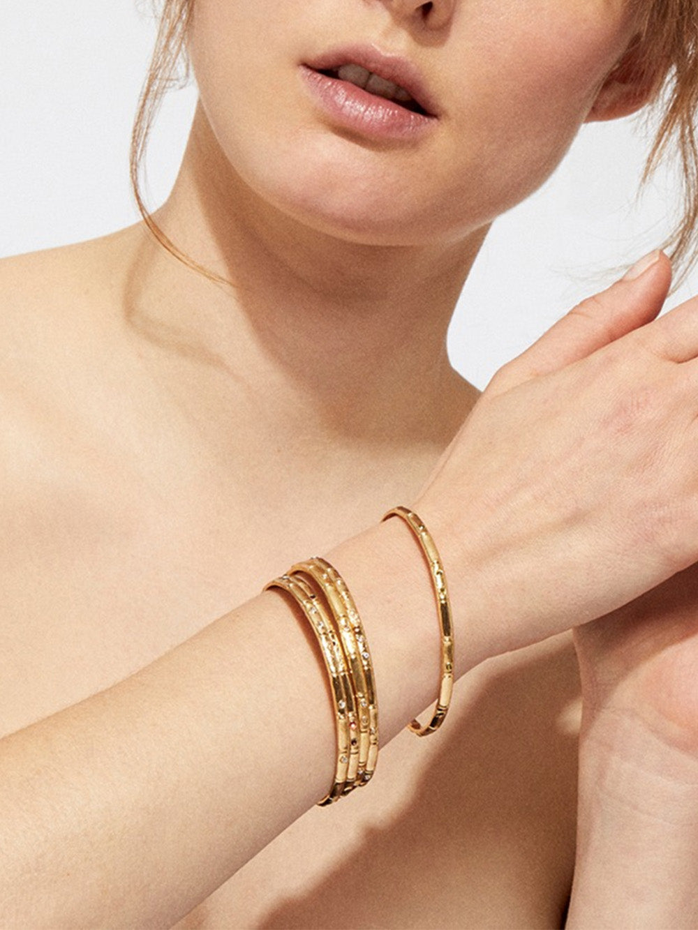 BRACELET JONC BAMBINI STRASS