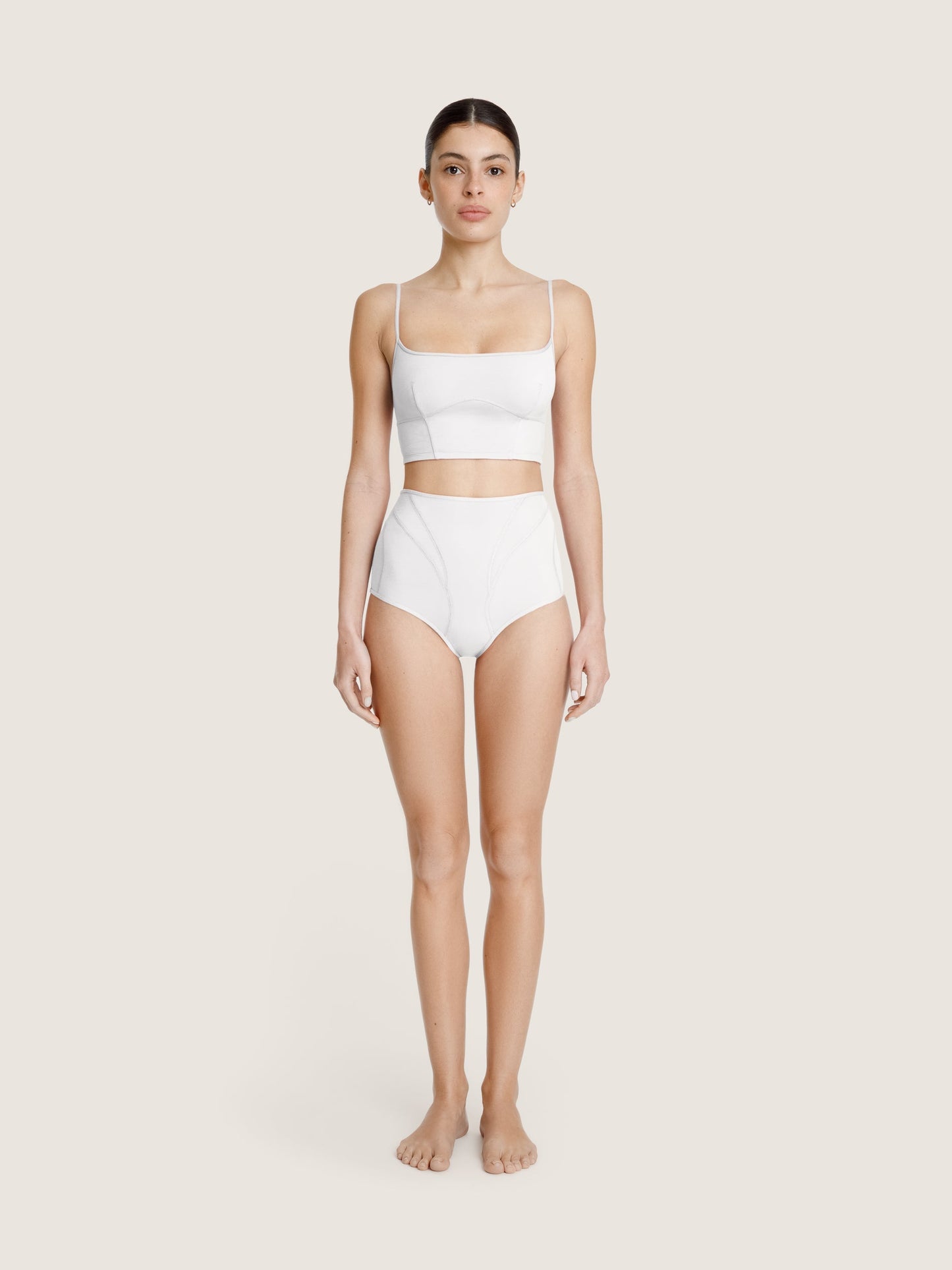 DÉBARDEUR CORSET BLANC