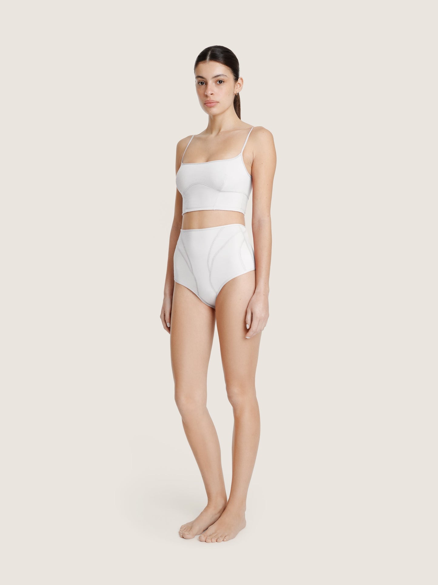 DÉBARDEUR CORSET BLANC