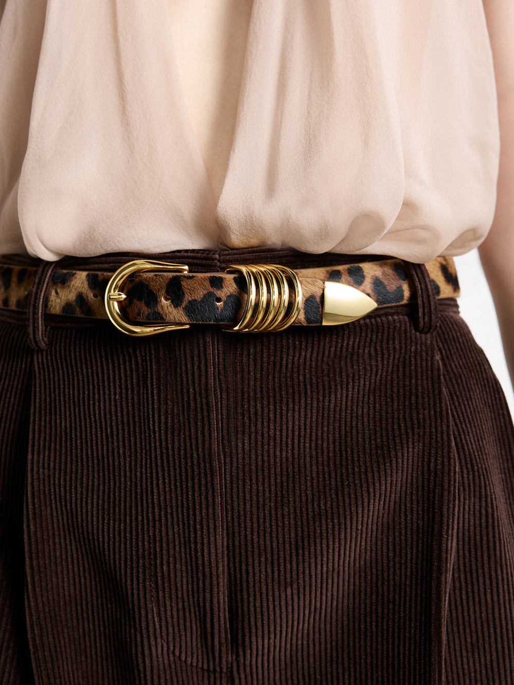 HOLLYHOCK GOLD JAGUAR BELT