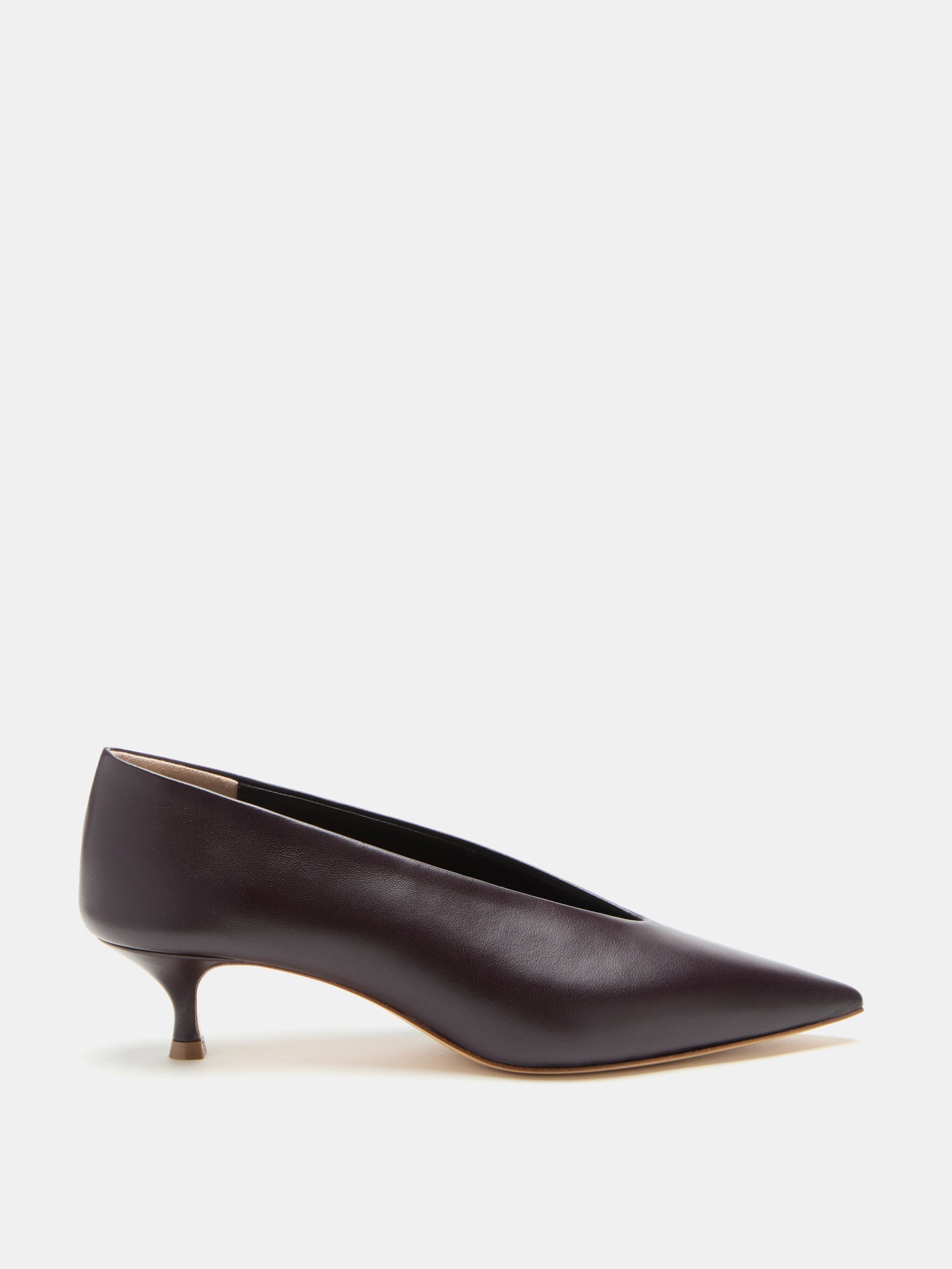 Plum Babouche Pumps