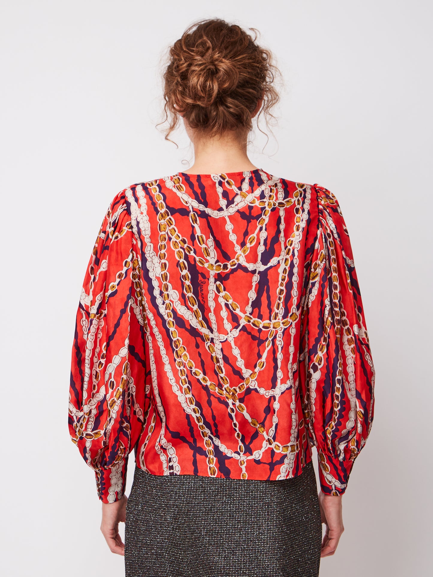 BLOUSE HILL SEVIGNY ROUGE