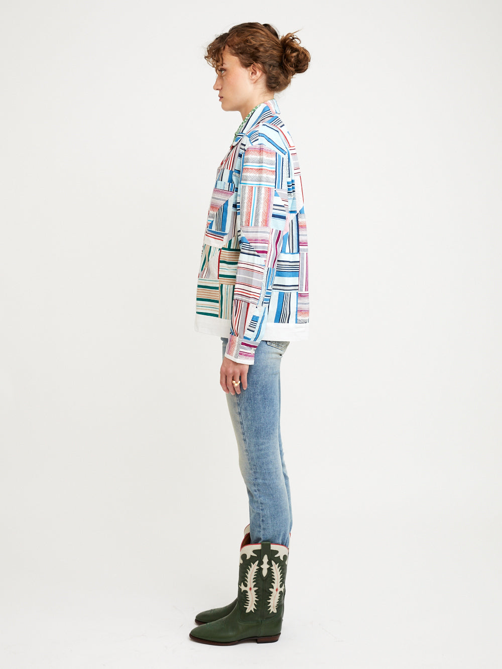 PATCHWORK OXFORD SHIRT