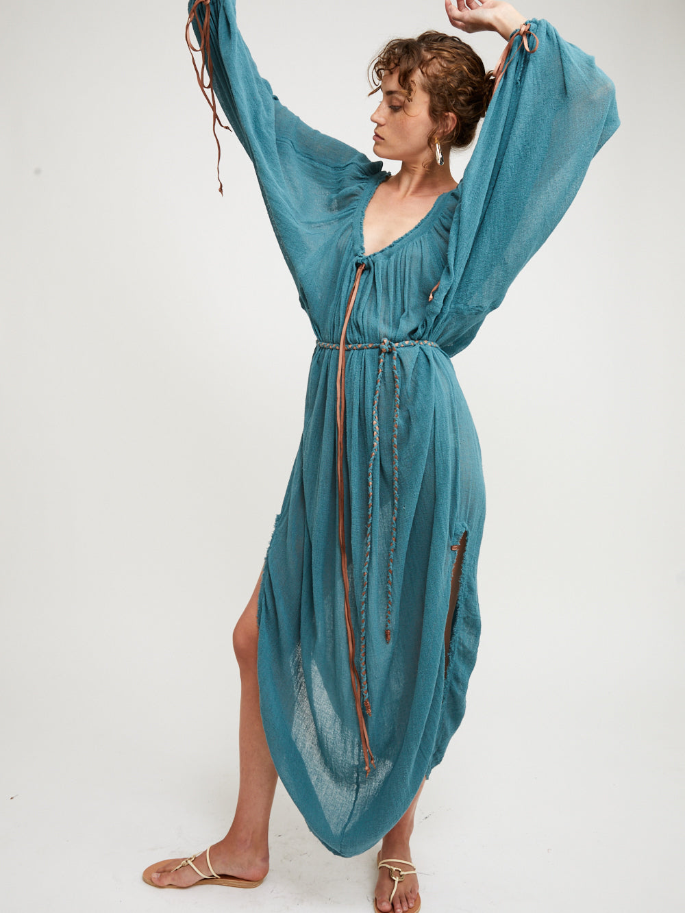 ROBE HUIRO PAGODA BLUE